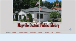 Desktop Screenshot of mayvillelibrary.org